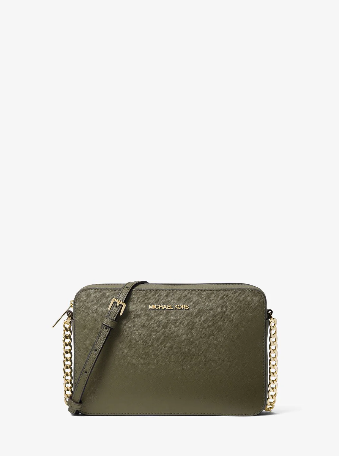 Jet Set Large Saffiano Leather Crossbody Bag - Image 36