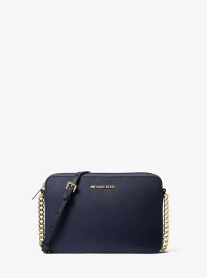 Jet Set Large Saffiano Leather Crossbody Bag - Image 41