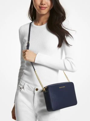 Jet Set Large Saffiano Leather Crossbody Bag - Image 43