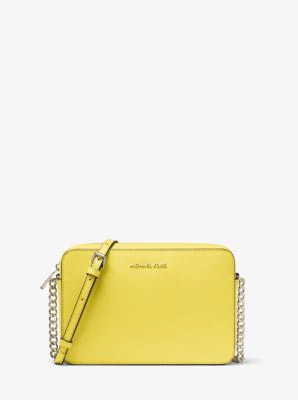 Jet Set Large Saffiano Leather Crossbody Bag - Image 6