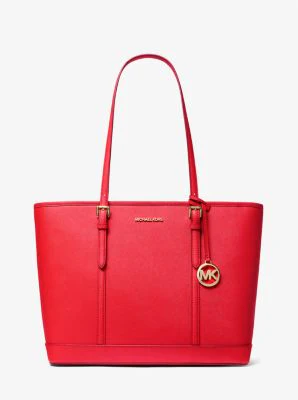 Jet Set Travel Large Saffiano Leather Tote Bag - Image 26