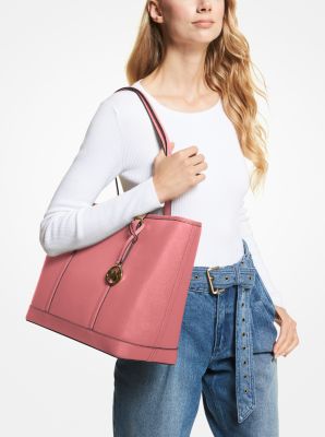 Jet Set Travel Large Saffiano Leather Tote Bag - Image 32