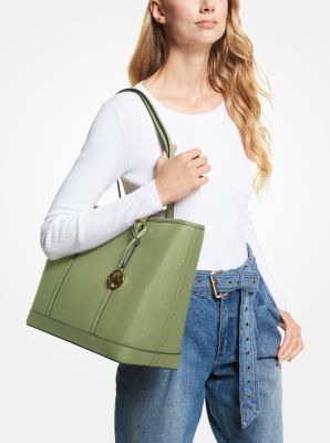 Jet Set Travel Large Saffiano Leather Tote Bag - Image 36