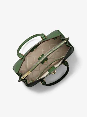 Ruby Medium Saffiano Leather Satchel - Image 3